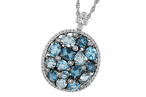 A187-95166: NECK 3.12 BLUE TOPAZ 3.41 TGW