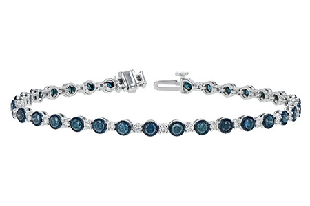 A188-90548: BRACELET 2.35 BLUE DIA 3.17 TW
