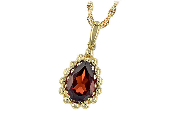 A189-76984: NECKLACE 1.38 CT GARNET