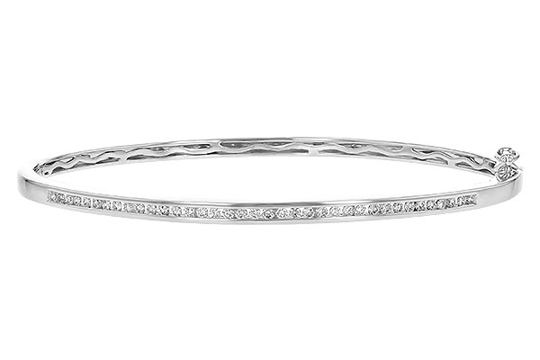 A189-77857: BANGLE BRACELET .50 TW