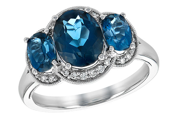 A189-79657: LDS RG 4.20 BLUE TOPAZ 4.33 TGW