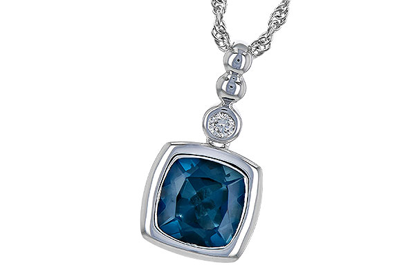 A190-66920: NECK 1.50 LONDON BLUE TOPAZ 1.54 TGW