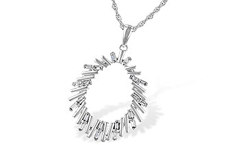 A190-68739: NECK .24 TW BAGUETTE DIAS