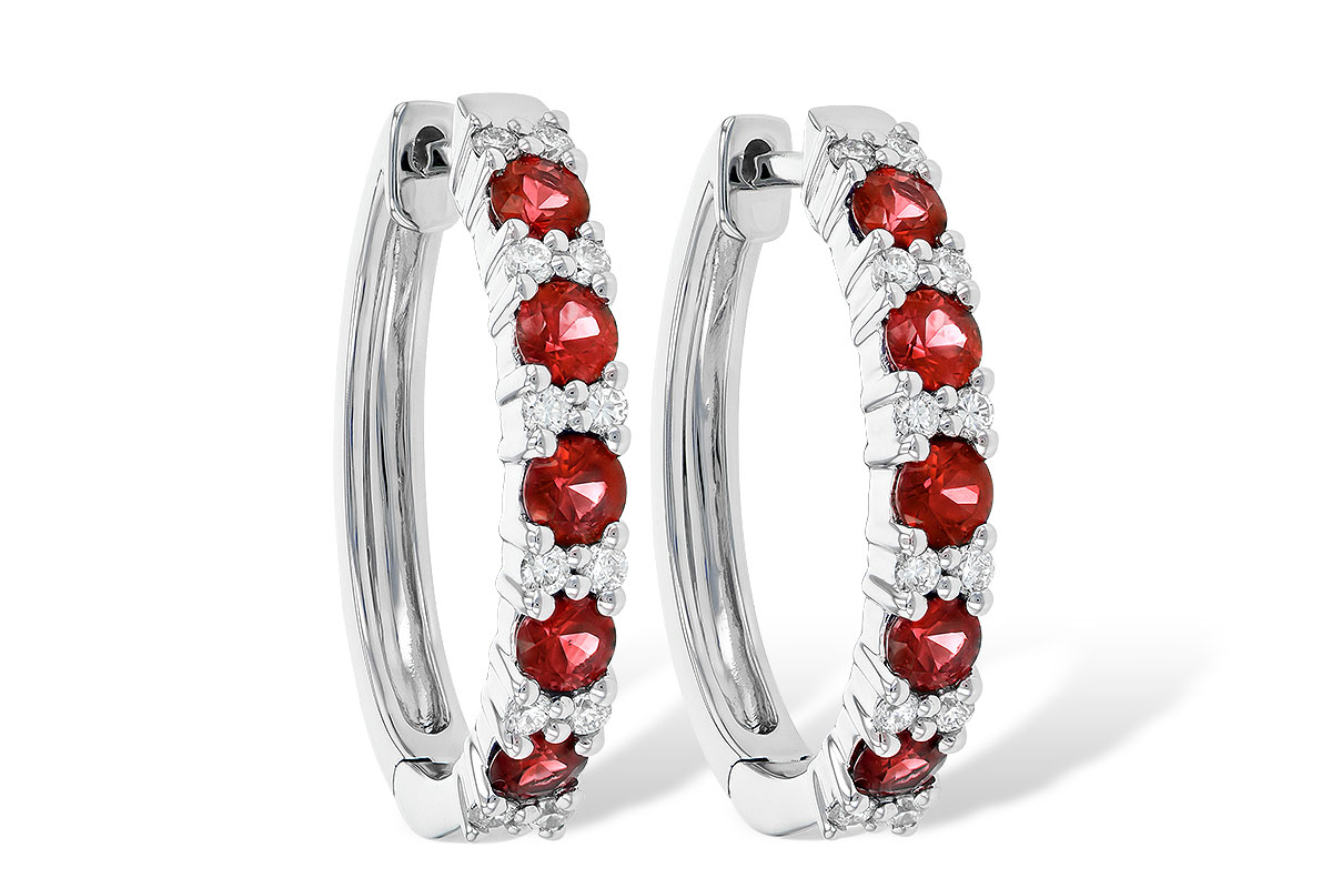 A190-68793: EARR 1.35 RUBY 1.68 TGW