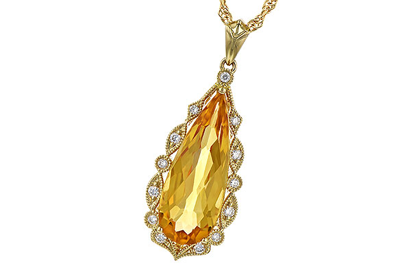 A273-39666: NECK 3.38 CITRINE 3.50 TGW