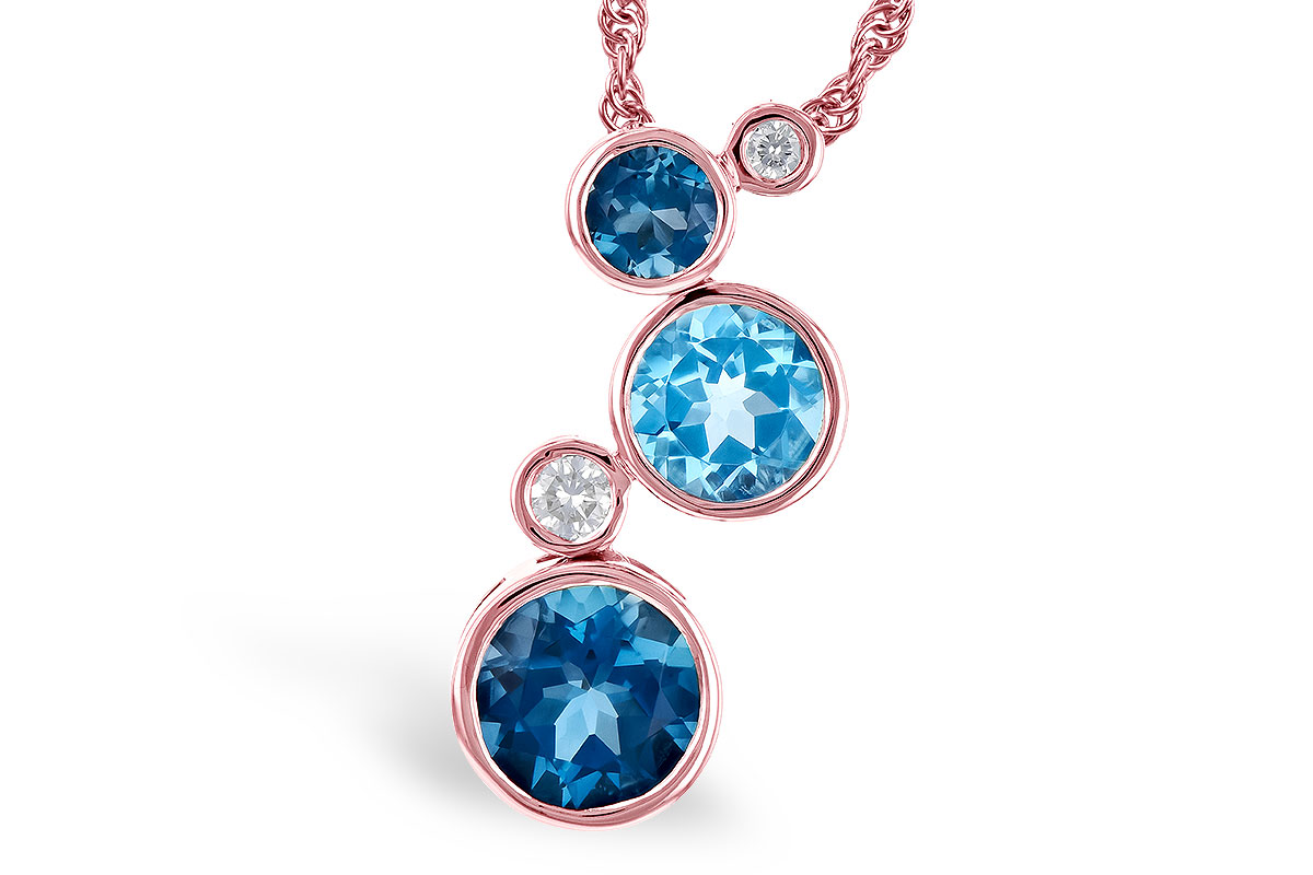A273-43348: NECK 2.30 BLUE TOPAZ 2.40 TGW