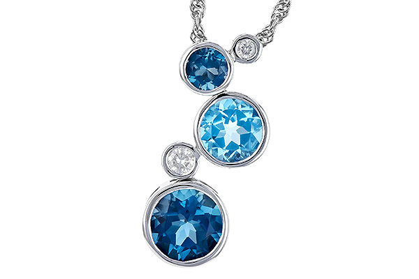 A273-43348: NECK 2.30 BLUE TOPAZ 2.40 TGW