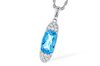 A274-27848: NECK 2.02 BLUE TOPAZ 2.12 TGW