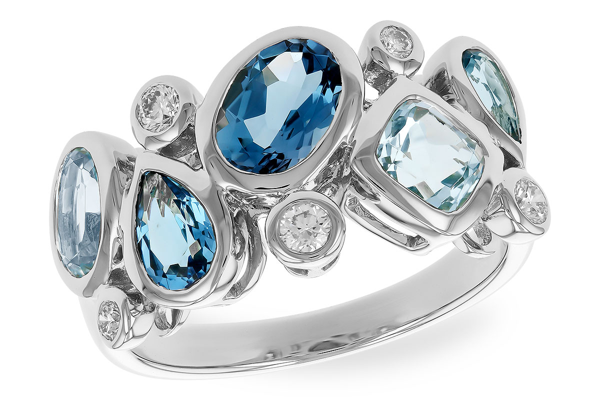 A274-33275: LDS RG 2.57 BLUE TOPAZ TW 2.75 TGW