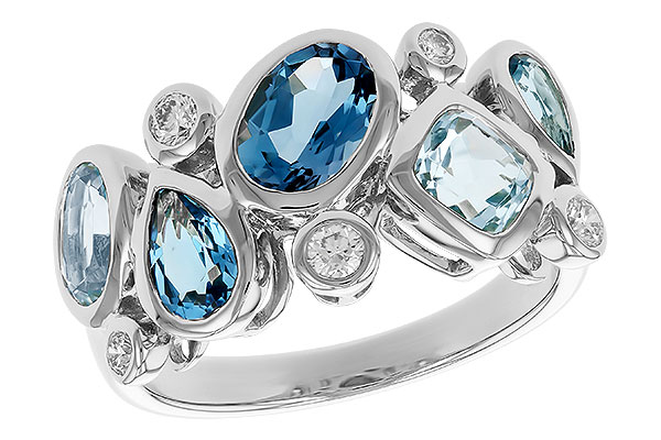 A274-33275: LDS RG 2.57 BLUE TOPAZ TW 2.75 TGW