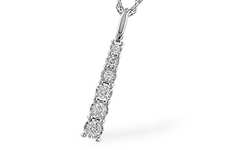 A274-36011: NECKLACE .25 TW