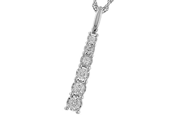 A274-36011: NECKLACE .25 TW