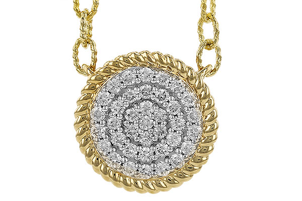 A274-36039: NECKLACE .32 TW (18")