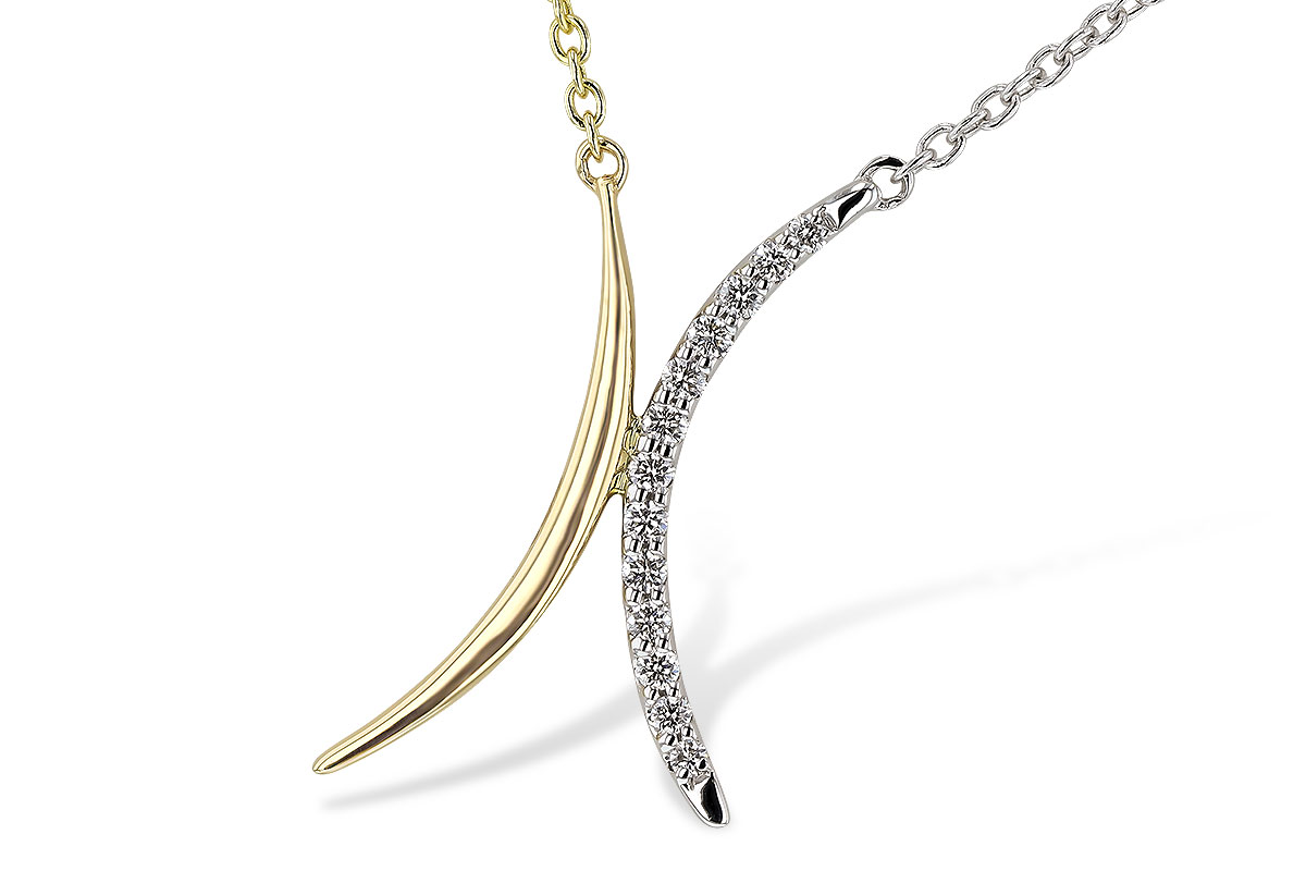 A275-18757: NECKLACE .14 TW (18")