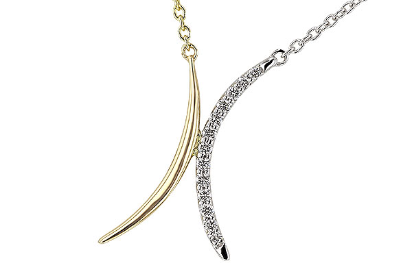 A275-18757: NECKLACE .14 TW (18")