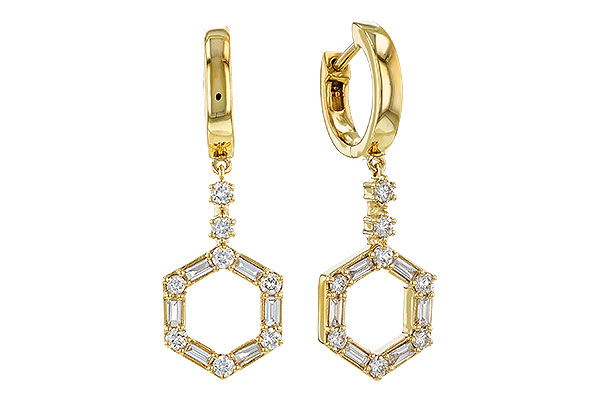 A275-19657: EARRINGS .23 BAG .60 TW
