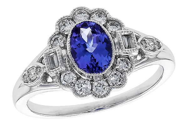 A275-19693: LDS RG .80 TANZANITE 1.20 TGW (7x5MM OV)