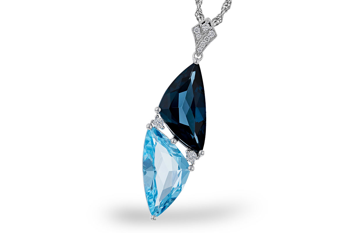 A275-20593: NECK 6.87 BLUE TOPAZ 6.97 TGW