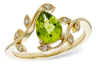A275-20611: LDS RG 1.16 PERIDOT 1.22 TGW (8x6MM PER)
