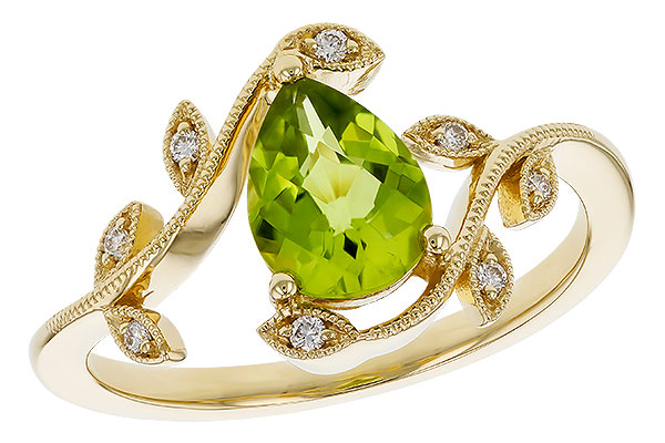A275-20611: LDS RG 1.16 PERIDOT 1.22 TGW (8x6MM PER)