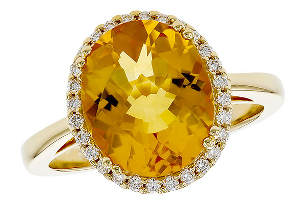A275-21511: LDS RG 3.85 CITRINE 4.05 TGW (12x10MM OV)