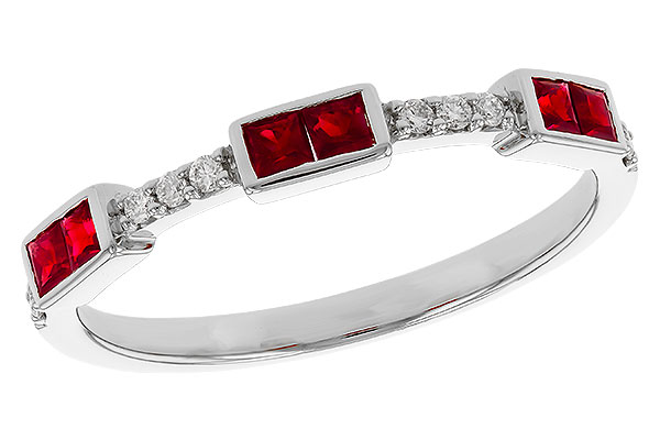 A275-23275: LDS WED RG .34 RUBY .41 TGW