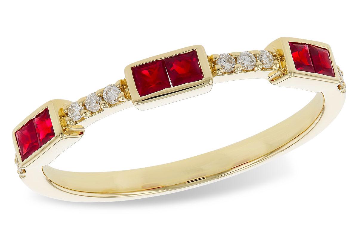 A275-23275: LDS WED RG .34 RUBY .41 TGW