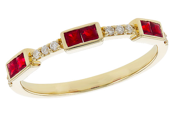 A275-23275: LDS WED RG .34 RUBY .41 TGW