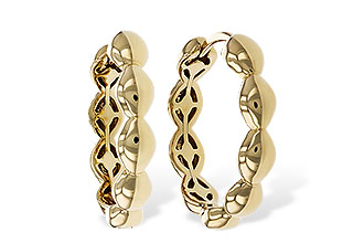 A275-24266: GOLD EARRINGS (18MM)