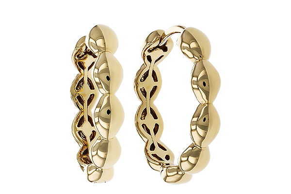 A275-24266: GOLD EARRINGS (18MM)