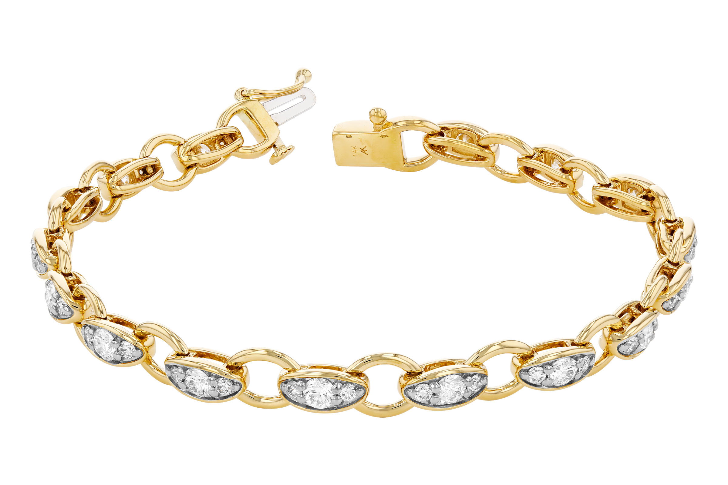 A276-10620: BRACELET 2.20 TW (7")