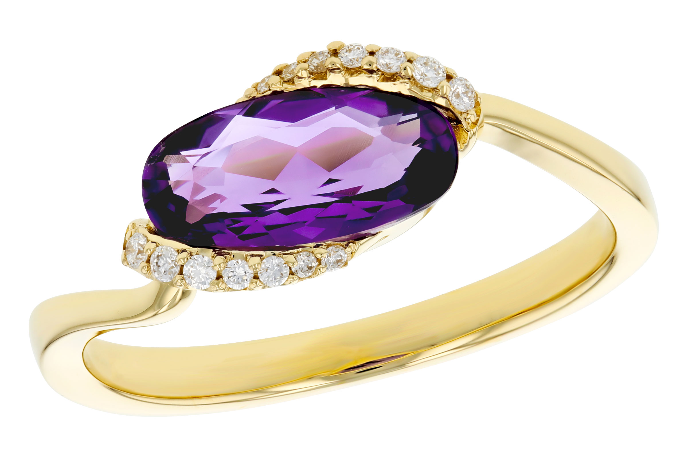A276-11502: LDS RG 1.07 TW AMETHYST 1.13 TGW (10x5MM AMY)
