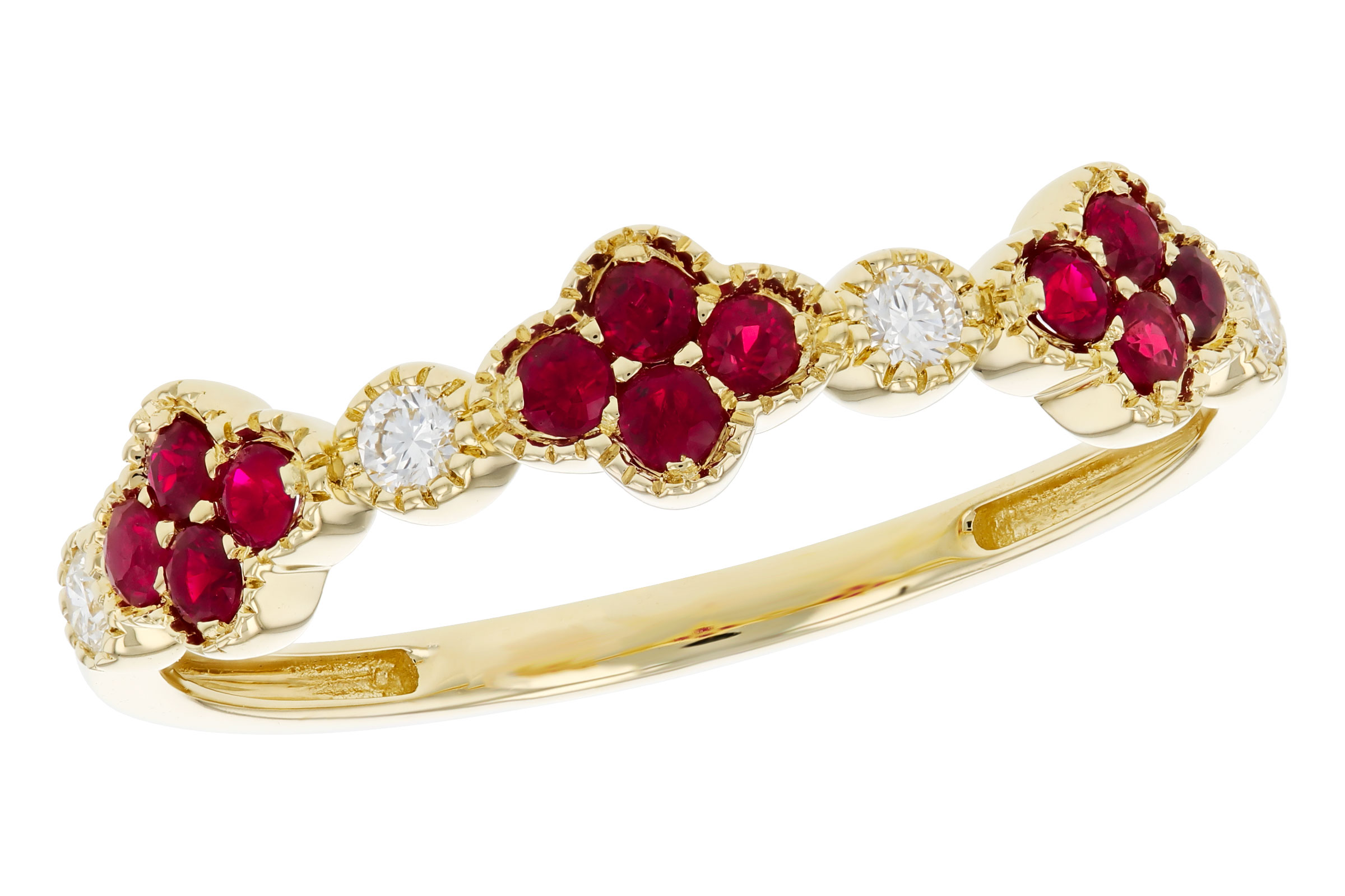 A276-12384: LDS WED RG .22 TW RUBY .30 TGW