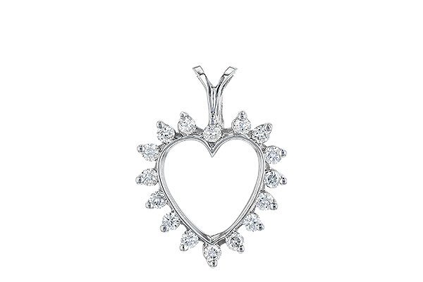 B007-03348: HEART PENDANT .23 TW