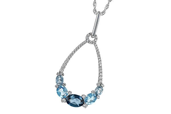 B187-95129: NECK 1.76 BLUE TOPAZ 1.96 TGW