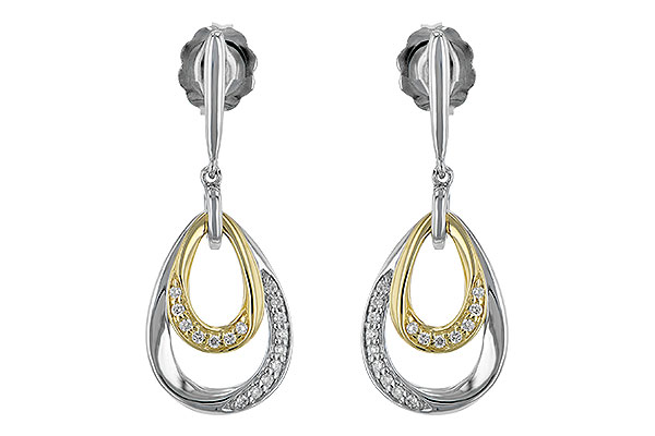 B189-78775: EARRINGS .12 TW