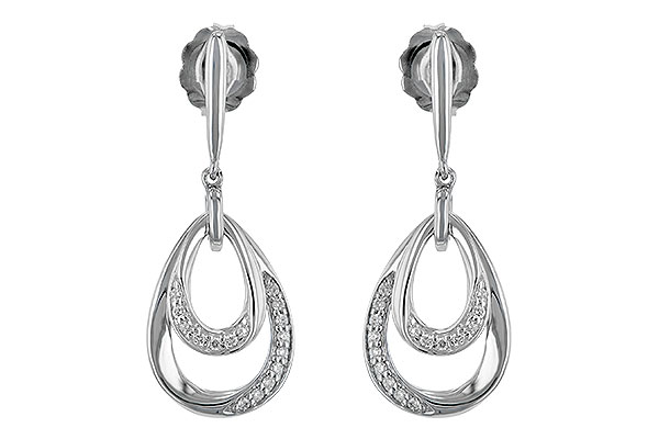 B189-78775: EARRINGS .12 TW