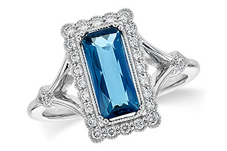 B190-69711: LDS RG 1.58 LONDON BLUE TOPAZ 1.75 TGW