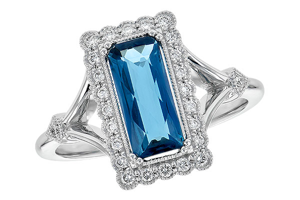 B190-69711: LDS RG 1.58 LONDON BLUE TOPAZ 1.75 TGW