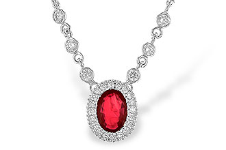 B190-70557: NECK .70 RUBY .94 TGW (17")