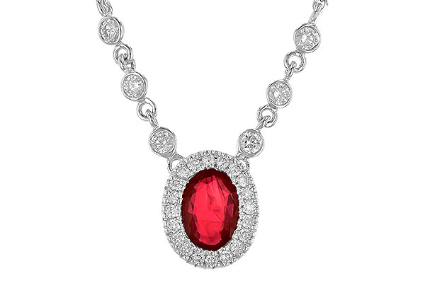 B190-70557: NECK .70 RUBY .94 TGW (17")