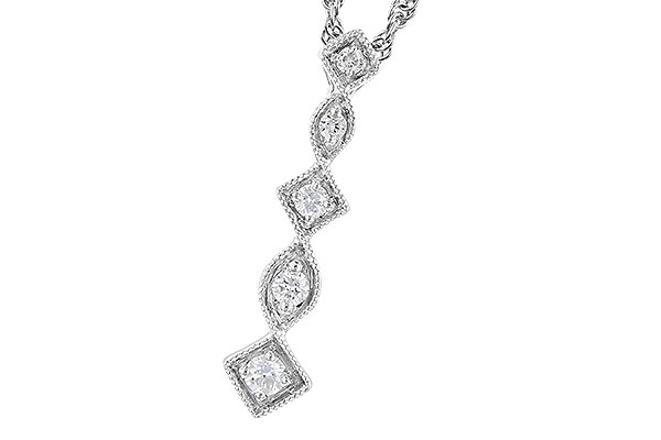 B273-44220: NECKLACE .10 TW