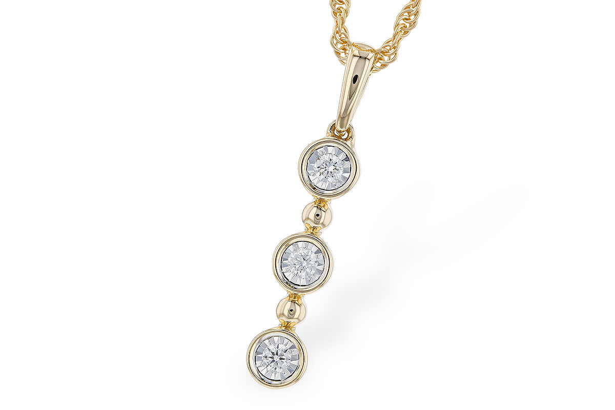 B274-30602: NECKLACE .08 TW