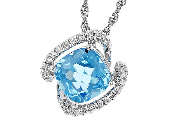 B274-31511: NECK 2.61 BLUE TOPAZ 2.72 TGW