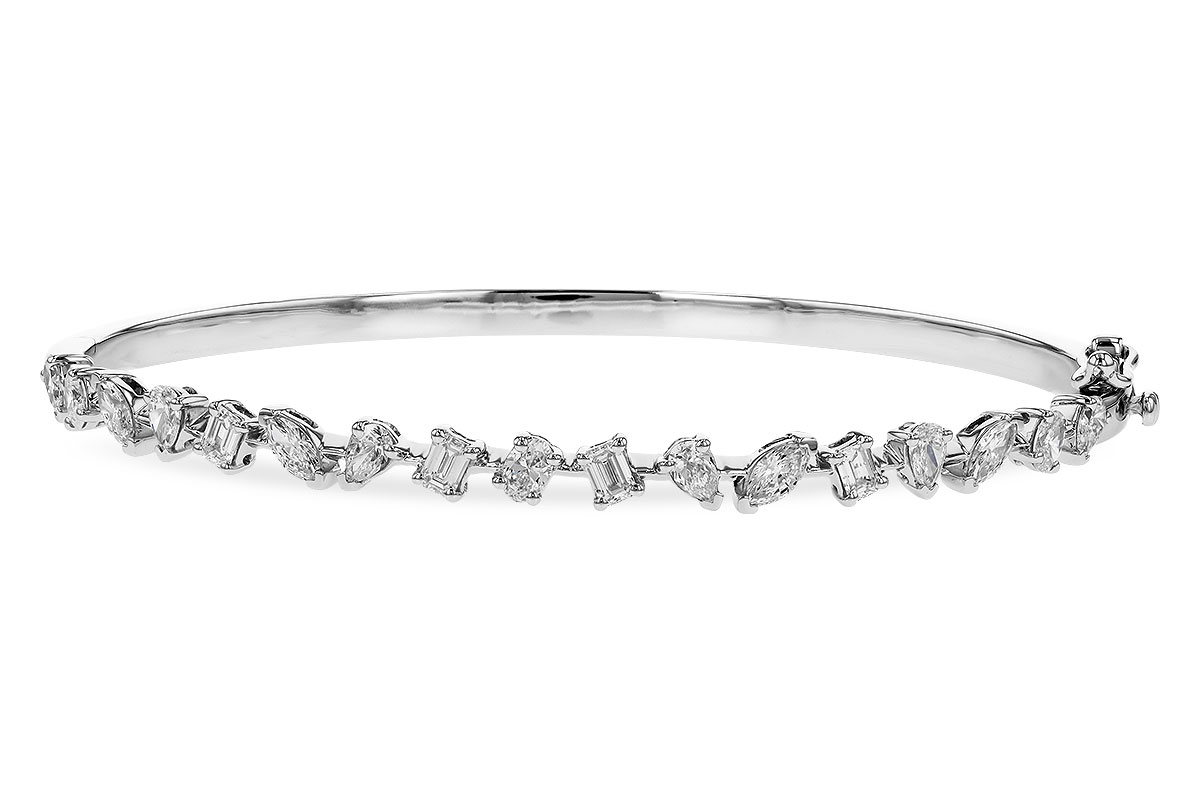B274-35166: BANGLE 1.70 TW FANCY CUT DIAS