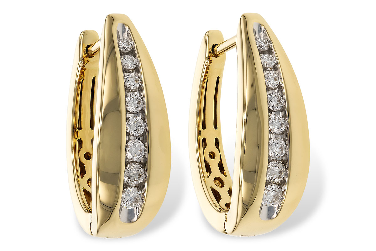 B274-36011: EARRINGS .40 TW