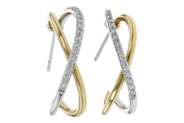 B275-20620: EARRINGS .50 TW