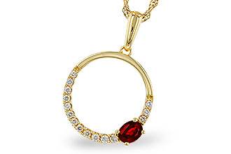 B275-21466: NECKLACE .26 RUBY .41 TGW