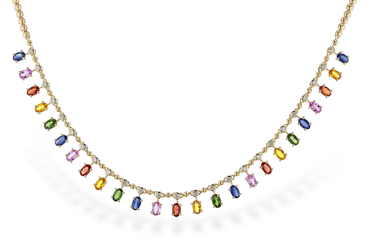 B275-22384: NECK 6.75 MULTI-COLOR SAPP 7.21 TGW (17.25")