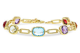 B275-22411: BRACELET 8.87 TW SEMI-PREC (GT,CIT,AMY,G.AMY,BT)